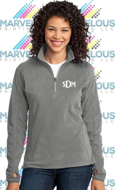 Ladies Microfleece 1/2-Zip Pullover